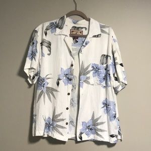 Floral button up shirt